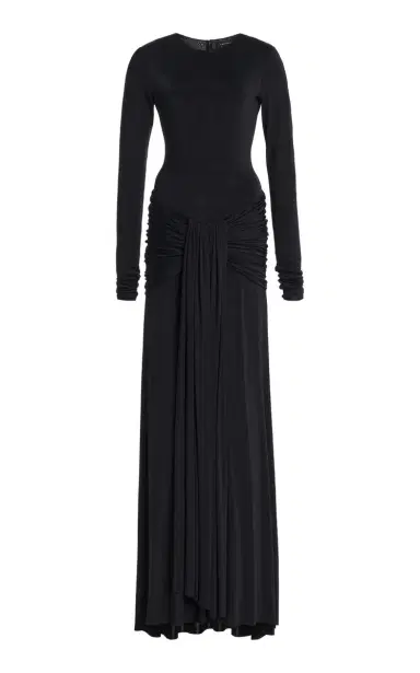 SEV Knotted Knit-Jersey Maxi Dress | Thumbnail 6