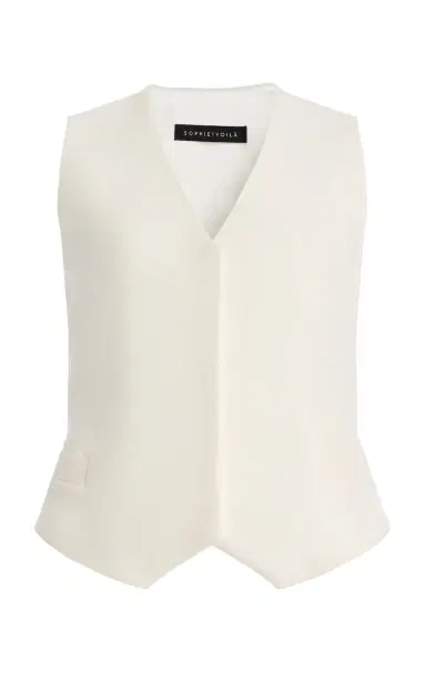 SEV Tailored Wool-Crepe Vest | Thumbnail 6 SEV Tailored Wool-Crepe Vest | Thumbnail 6