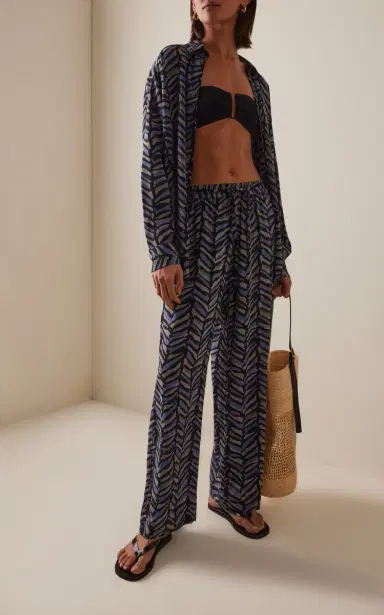 Matteau Silk Drawstring Trousers | Thumbnail 2