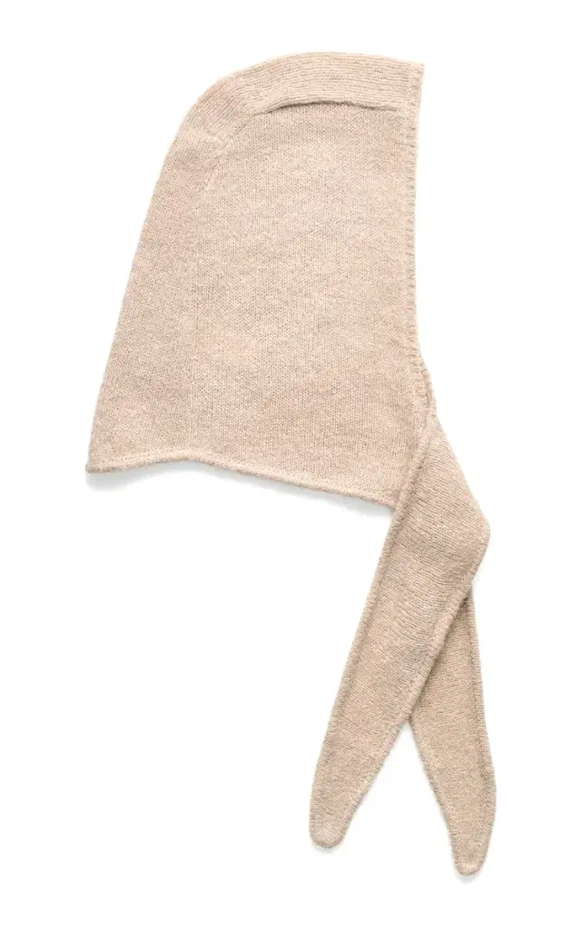 Tianne Knit Wool Hood - Grey - OS
