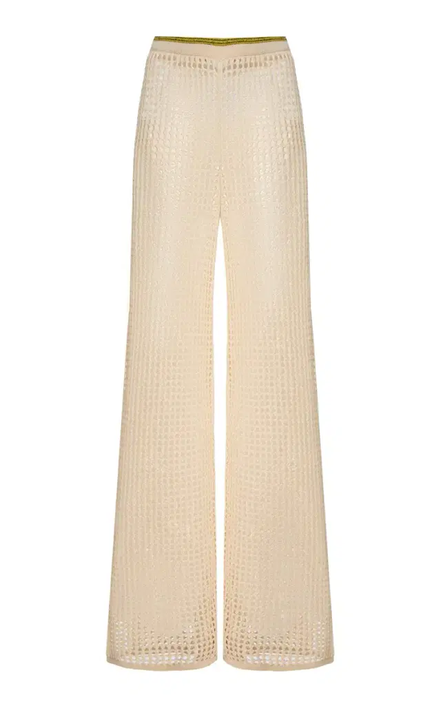 ESCVDO Atuq Knit Wide-Leg Pants