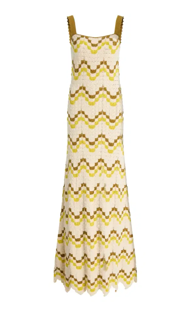 Marea Crocheted Cotton Maxi Dress