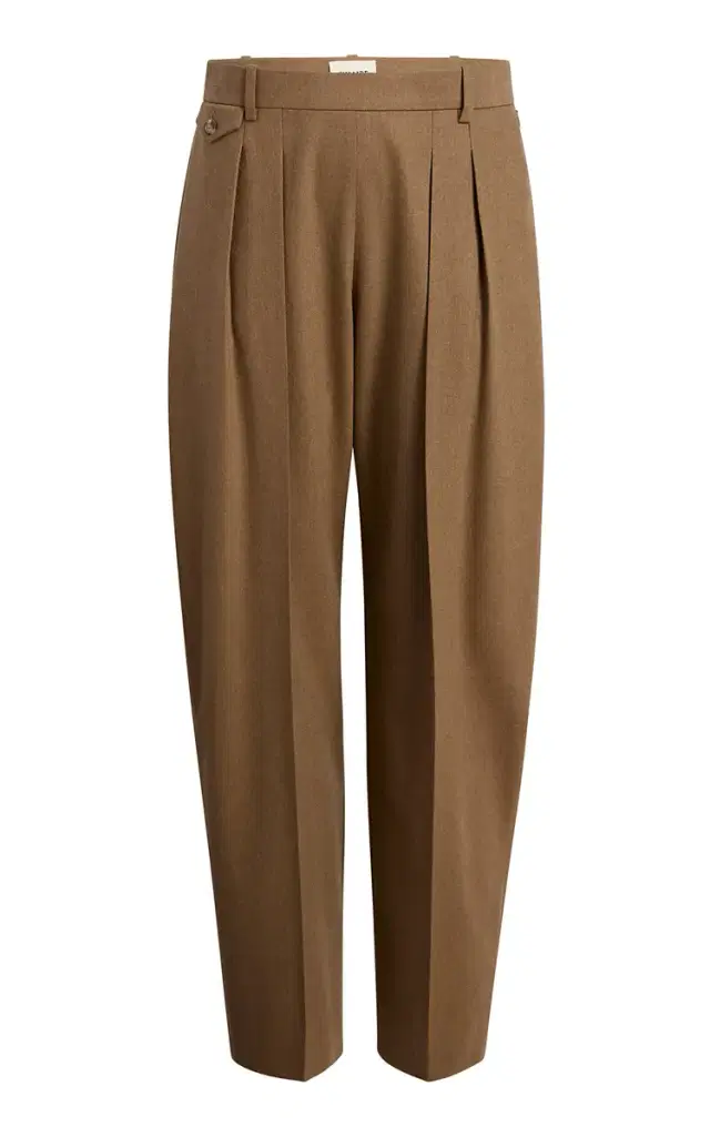 Khaite Dugan Tapered Wool Pants