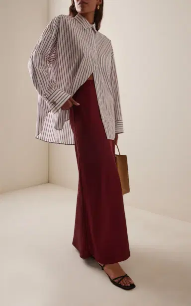 By Malene Birger Barbara Satin Maxi Slip Skirt | Thumbnail 2 By Malene Birger Barbara Satin Maxi Slip Skirt | Thumbnail 2