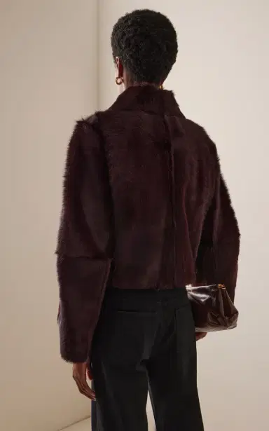 By Malene Birger Rowani Pony Hair Jacket | Thumbnail 4 By Malene Birger Rowani Pony Hair Jacket | Thumbnail 4
