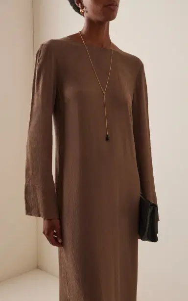 By Malene Birger Kallas Jacquard Maxi Dress | Thumbnail 3 By Malene Birger Kallas Jacquard Maxi Dress | Thumbnail 3