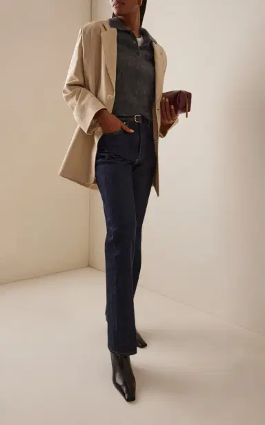 Frame The Vertical Rigid High-Rise Straight-Leg Jeans | Thumbnail 2 Frame The Vertical Rigid High-Rise Straight-Leg Jeans | Thumbnail 2