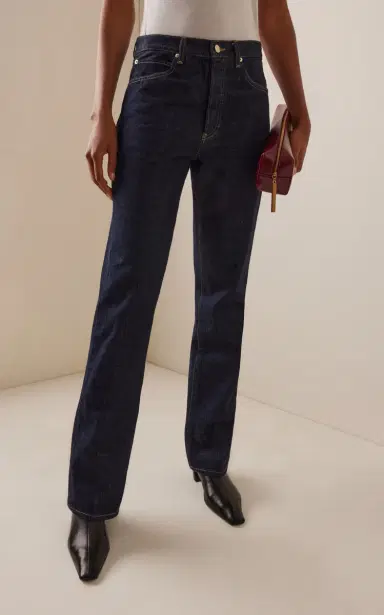 Frame The Vertical Rigid High-Rise Straight-Leg Jeans | Thumbnail 3 Frame The Vertical Rigid High-Rise Straight-Leg Jeans | Thumbnail 3