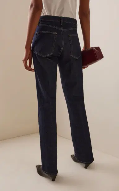Frame The Vertical Rigid High-Rise Straight-Leg Jeans | Thumbnail 4 Frame The Vertical Rigid High-Rise Straight-Leg Jeans | Thumbnail 4