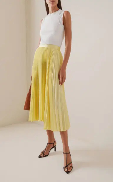 Jil Sander Pleated Midi Skirt | Thumbnail 2 Jil Sander Pleated Midi Skirt | Thumbnail 2
