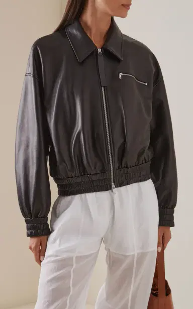 Jil Sander Blouson Leather Jacket | Thumbnail 3 Jil Sander Blouson Leather Jacket | Thumbnail 3