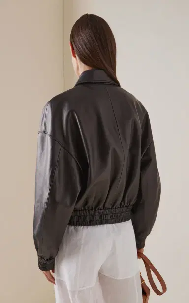 Jil Sander Blouson Leather Jacket | Thumbnail 4 Jil Sander Blouson Leather Jacket | Thumbnail 4