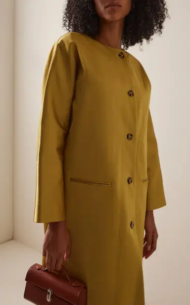 STAUD Liz Satin Coat | Thumbnail 3 STAUD Liz Satin Coat | Thumbnail 3