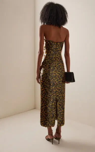 Staud Cece Sequined Midi Dress | Thumbnail 4 Staud Cece Sequined Midi Dress | Thumbnail 4