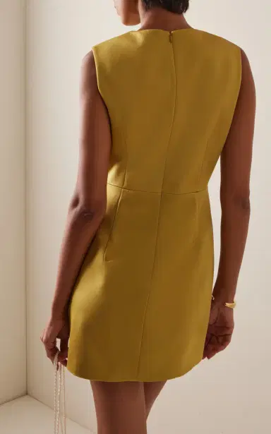Staud Garden Satin Mini Dress | Thumbnail 4 Staud Garden Satin Mini Dress | Thumbnail 4