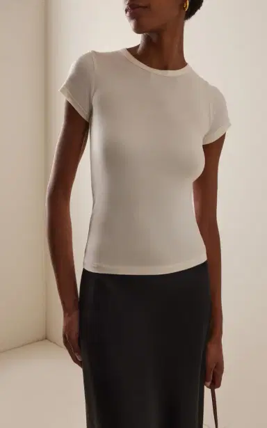 ÉTERNE Modal Jersey T-Shirt | Thumbnail 3