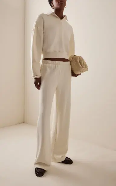 ÉTERNE Oversized Cotton-Modal Wide-Leg Sweatpants | Thumbnail 2 ÉTERNE Oversized Cotton-Modal Wide-Leg Sweatpants | Thumbnail 2