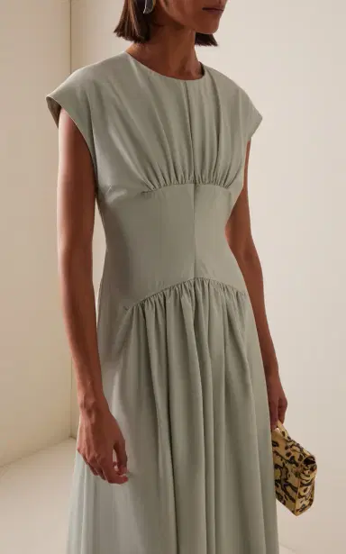 Proenza Schouler White Label Nyssa Tech-Cotton Dress | Thumbnail 3 Proenza Schouler White Label Nyssa Tech-Cotton Dress | Thumbnail 3