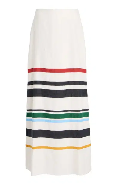 Cala de la Cruz Exclusive Tua Striped Linen Maxi Skirt | Thumbnail 6 Cala de la Cruz Exclusive Tua Striped Linen Maxi Skirt | Thumbnail 6