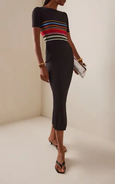 Cala de la Cruz Exclusive Alessia Striped Jersey Maxi Dress | Thumbnail 2 Cala de la Cruz Exclusive Alessia Striped Jersey Maxi Dress | Thumbnail 2