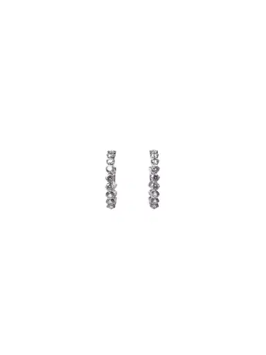 Wish Fine Jewelry 2.14ct Diamond 14K Gold Hoop Earrings | Thumbnail 1 Wish Fine Jewelry 2.14ct Diamond 14K Gold Hoop Earrings | Thumbnail 1