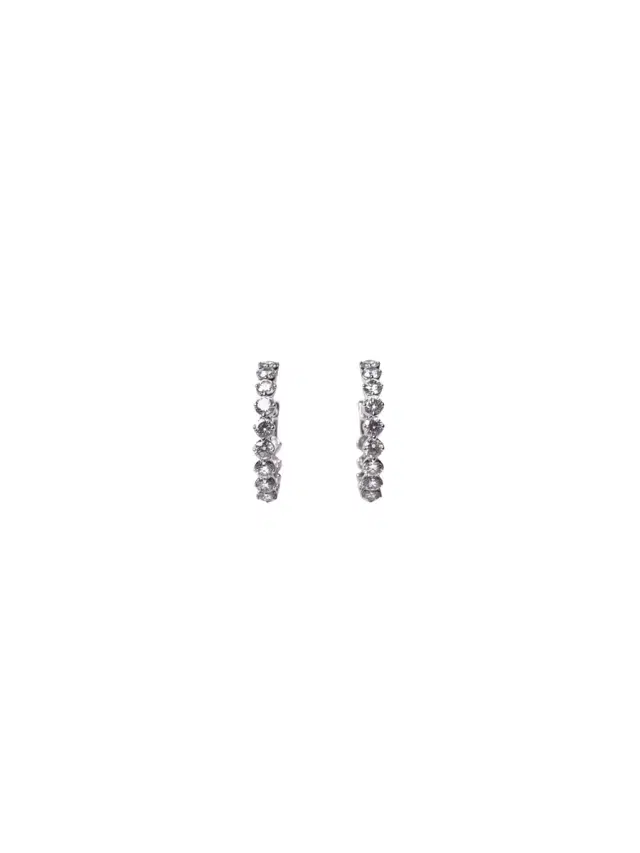 2.14ct Diamond 14K Gold Hoop Earrings
