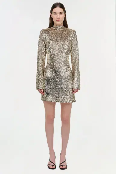 Simkhai Opal Sequin Mini Dress | Thumbnail 5 Simkhai Opal Sequin Mini Dress | Thumbnail 5