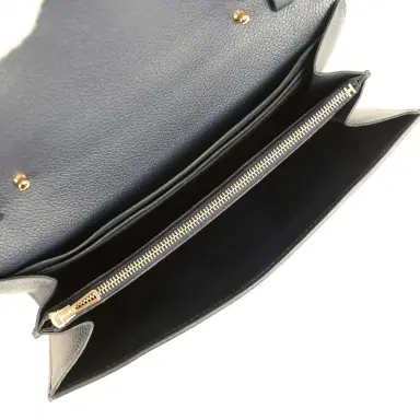 HERMÈS Hermes Constance Wallet To Go Bleu Nuit Evercolor Gold Hardware | Thumbnail 8