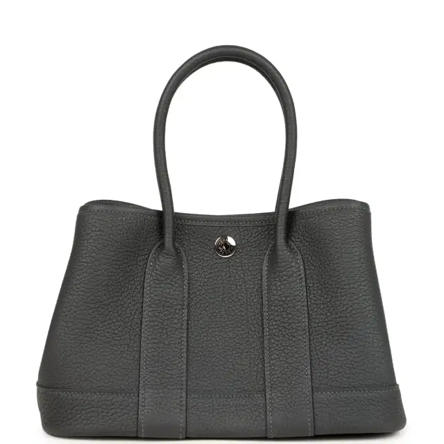 hermes Hermes Garden Party Neo 23 Ardoise Negonda Palladium Hardware