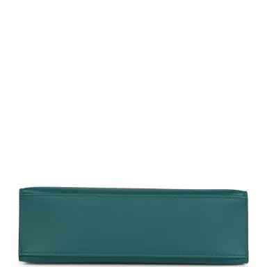 HERMÈS Hermes Kelly Pochette Vert Bosphore Swift Palladium Hardware | Thumbnail 6 HERMÈS Hermes Kelly Pochette Vert Bosphore Swift Palladium Hardware | Thumbnail 6