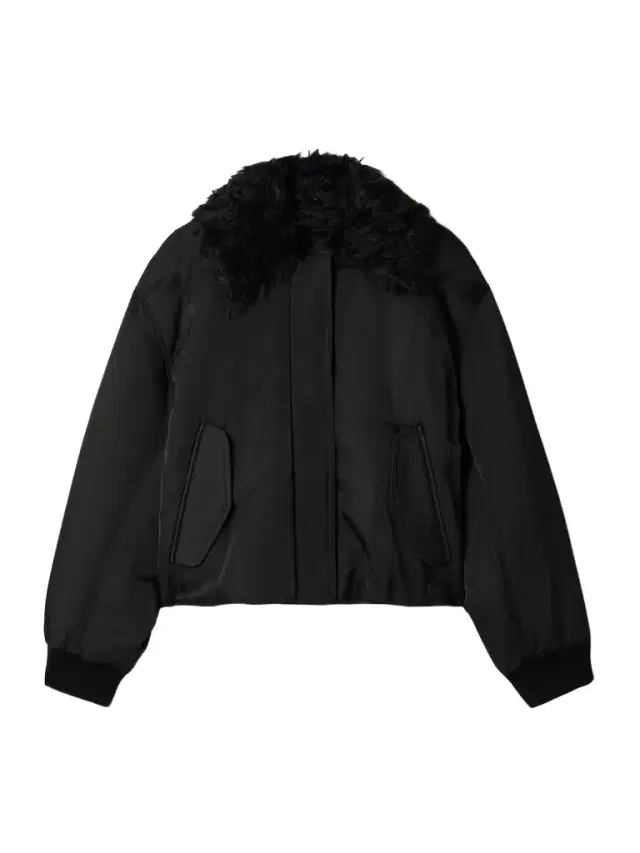 Vadra Mohair And Cotton-blend Fleece-trimmed Padded Recycled-twill Jacket
