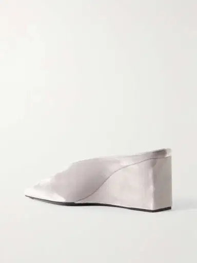 Alaïa 75 Velvet Wedge Mules | Thumbnail 3