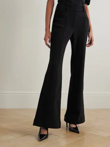 Proenza Schouler Kalea Stretch-crepe Flared Pants | Thumbnail 3 Proenza Schouler Kalea Stretch-crepe Flared Pants | Thumbnail 3