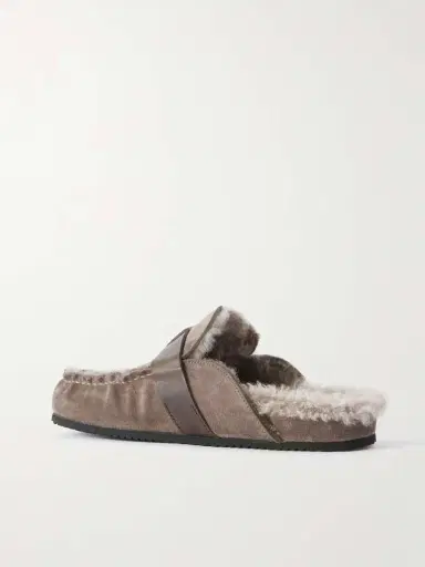 Brunello Cucinelli Buckled Shearling Slip-ons | Thumbnail 3 Brunello Cucinelli Buckled Shearling Slip-ons | Thumbnail 3