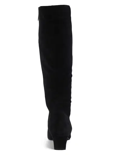 Aquatalia Women's Serafina 40MM Suede Knee-High Boots - Black - Size 5.5 | Thumbnail 3