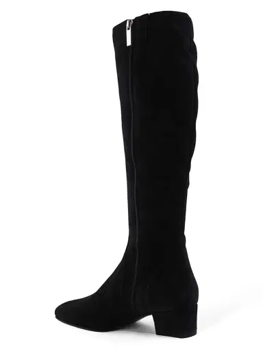 Aquatalia Women's Serafina 40MM Suede Knee-High Boots - Black - Size 5.5 | Thumbnail 5