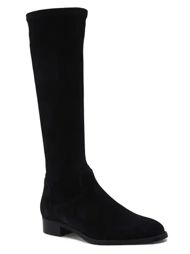Aquatalia Women's Sabrena 25MM Suede Knee-High Boots - Black - Size 8 | Thumbnail 2