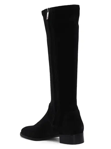 Aquatalia Women's Sabrena 25MM Suede Knee-High Boots - Black - Size 8 | Thumbnail 5