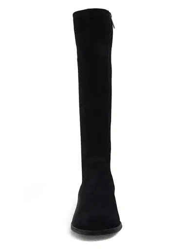 Aquatalia Women's Sabrena 25MM Suede Knee-High Boots - Black - Size 8 | Thumbnail 6