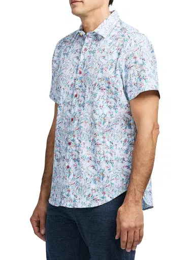 Robert Graham Men's Elgar Printed Button-Front Shirt | Thumbnail 4 Robert Graham Men's Elgar Printed Button-Front Shirt | Thumbnail 4