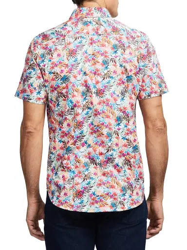 Robert Graham Men's Escape Printed Button-Front Shirt - Size XL | Thumbnail 5