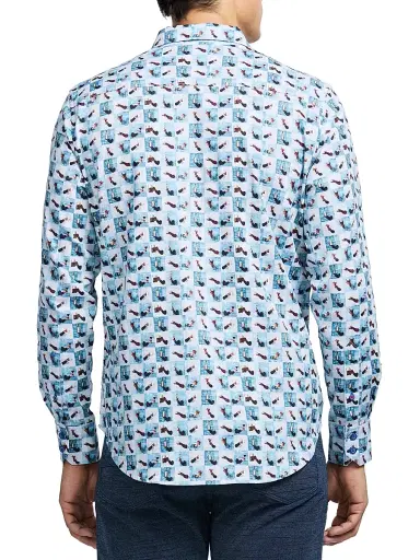 Robert Graham Men's Toasted Checkered Long-Sleeve Button-Front Shirt - Size XXL | Thumbnail 5