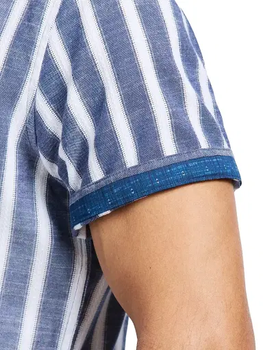 Robert Graham Men's Preston Striped Short-Sleeve Shirt | Thumbnail 6 Robert Graham Men's Preston Striped Short-Sleeve Shirt | Thumbnail 6