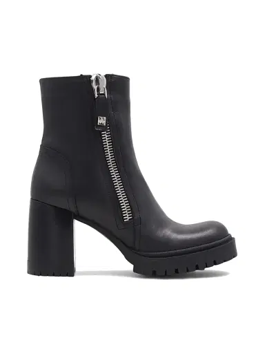 Aquatalia Women's Emma 90MM Leather Booties - Black | Thumbnail 1 Aquatalia Women's Emma 90MM Leather Booties - Black | Thumbnail 1