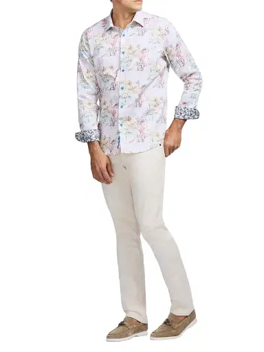 Robert Graham Men's Payson Woven Shirt - Size XXL | Thumbnail 2