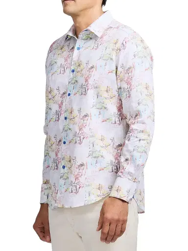 Robert Graham Men's Payson Woven Shirt - Size XXL | Thumbnail 4