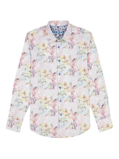 Robert Graham Men's Payson Woven Shirt - Size XXL | Thumbnail 1