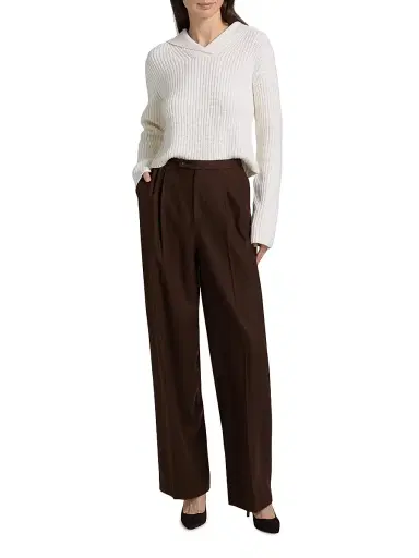 Vince Women's Ribbed Sailor Collar Sweater | Thumbnail 2