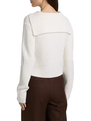 Vince Women's Ribbed Sailor Collar Sweater | Thumbnail 5