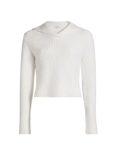 Vince Women's Ribbed Sailor Collar Sweater | Thumbnail 1